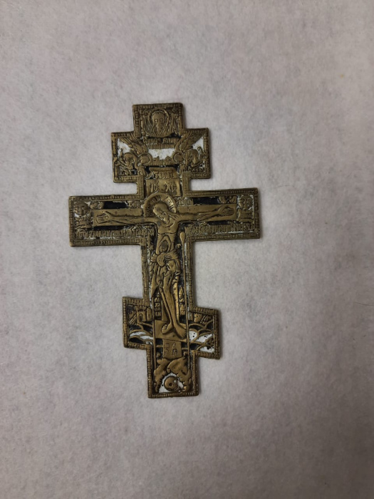 Крест, металл, эмаль ( Сост. на фото )